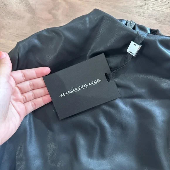 COPY - Maniere de voir vegan leather body suit - Picture 4 of 4